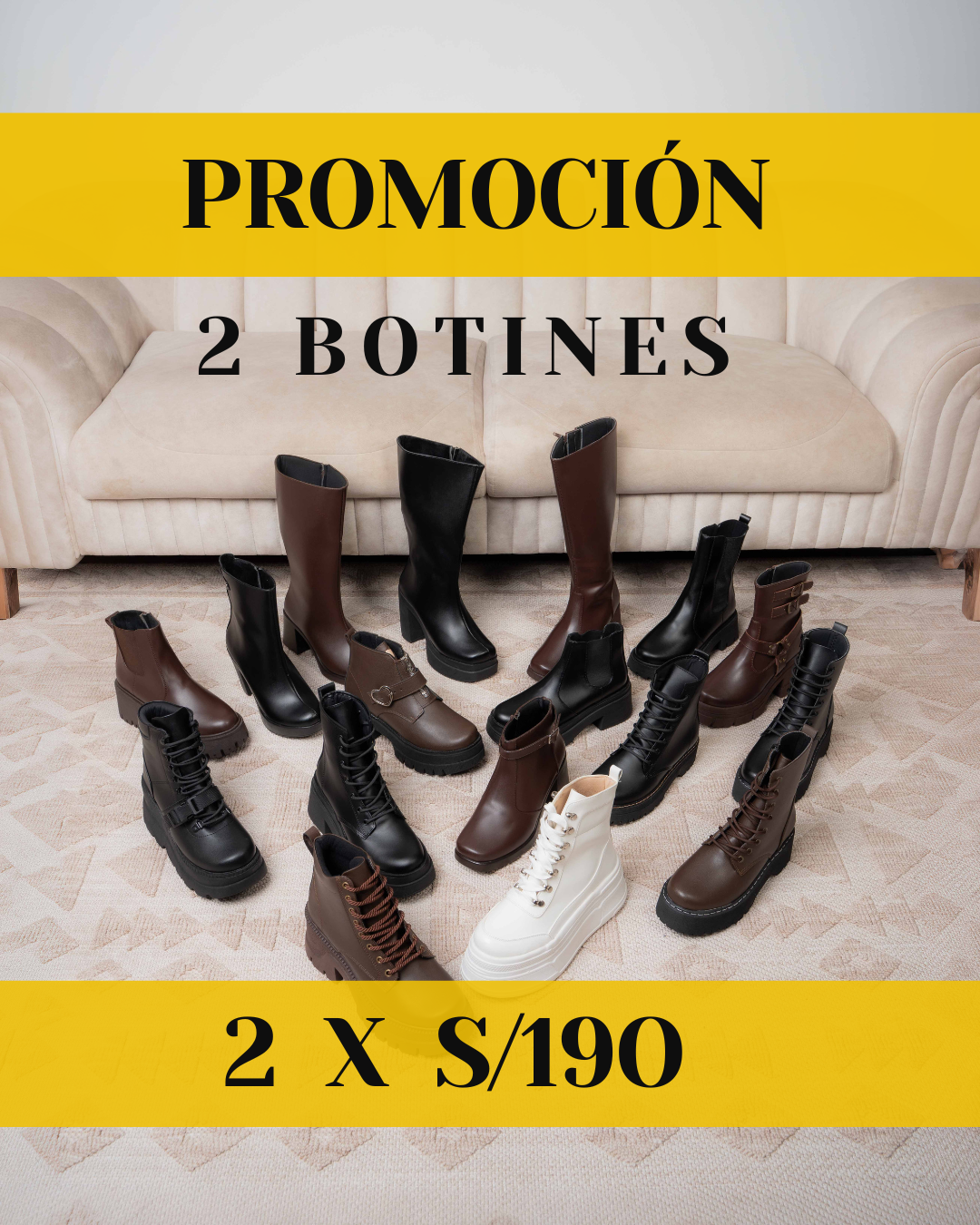 2 BOTINES X 190