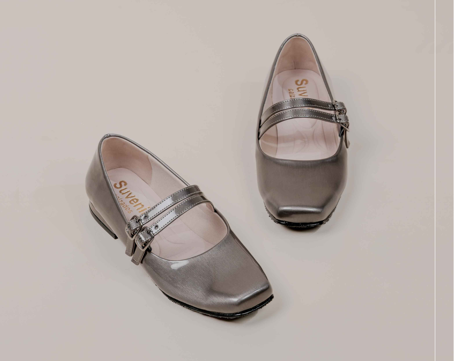 Balerina Clásica Plata Quemada