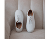 Silver All White Puro Cuero para Hombre