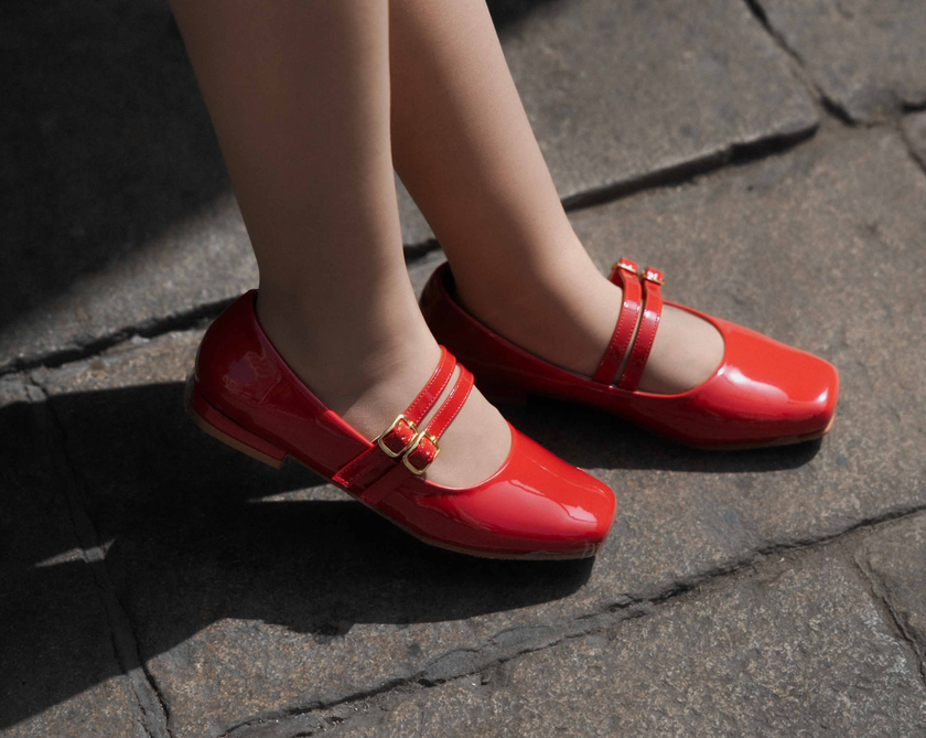 Balerina Clásica Rojo