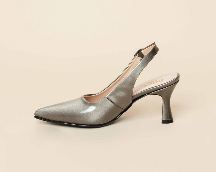 Stilettos Plata Quemada