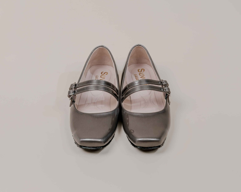Balerina Clásica Plata Quemada