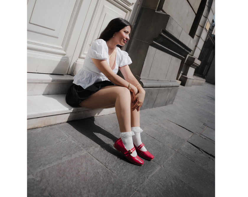 Balerina Clásica Rojo