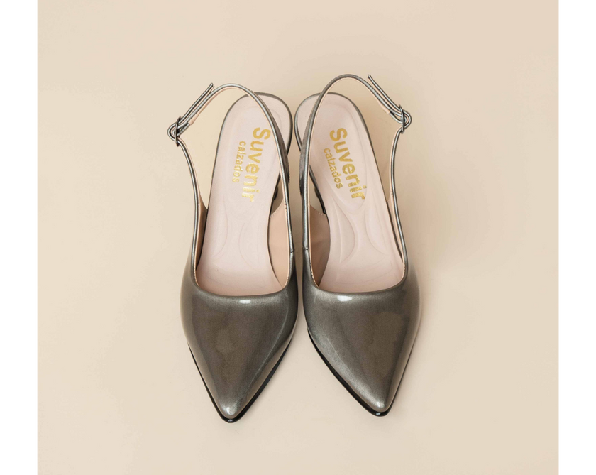 Stilettos Plata Quemada