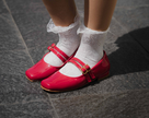 Balerina Clásica Rojo
