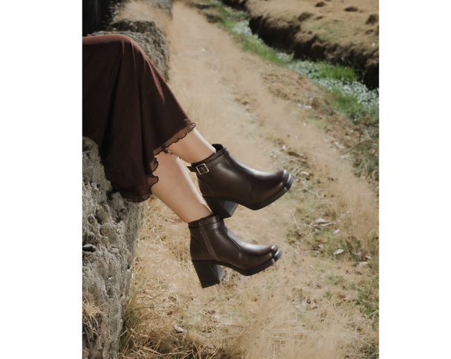 Ankle Autumn Marrón