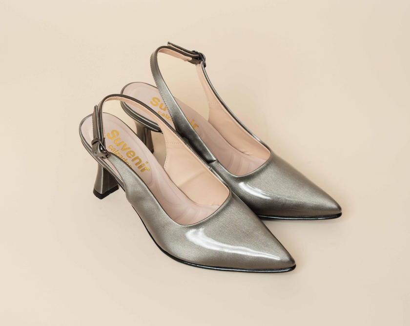 Stilettos Plata Quemada