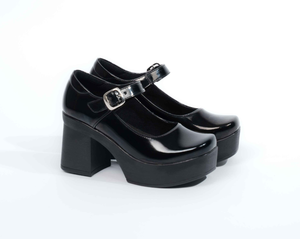 Lolita School Charol Negro