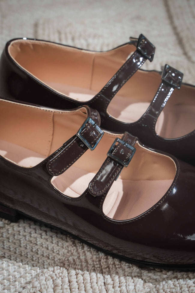 Balerina Venice Marron Charol