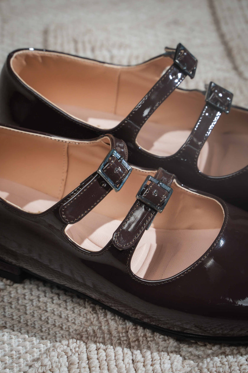 Balerina Venice Marron Charol