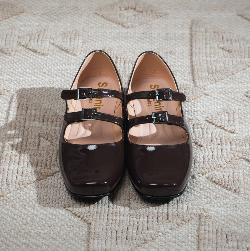 Balerina Venice Marron Charol