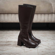 Ankle Large Marrón