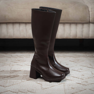 Ankle Large Marrón