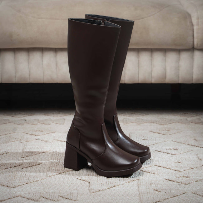 Ankle Large Marrón