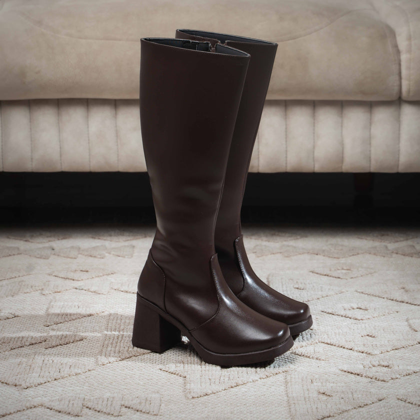 Ankle Large Marrón