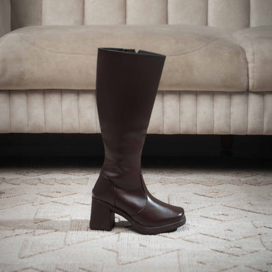 Ankle Large Marrón