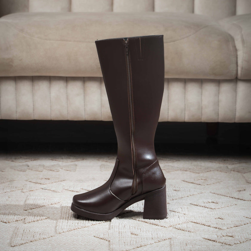 Ankle Large Marrón