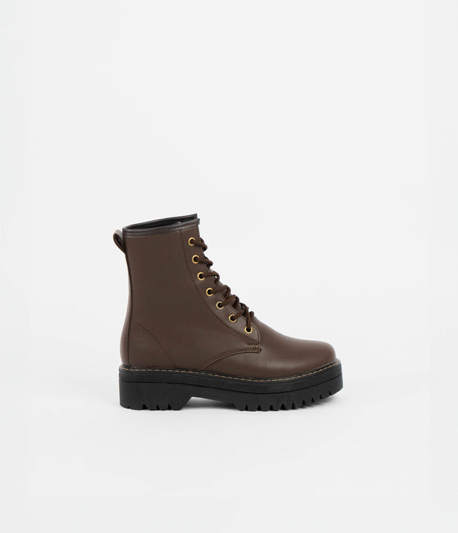 Combat Boots Marrón