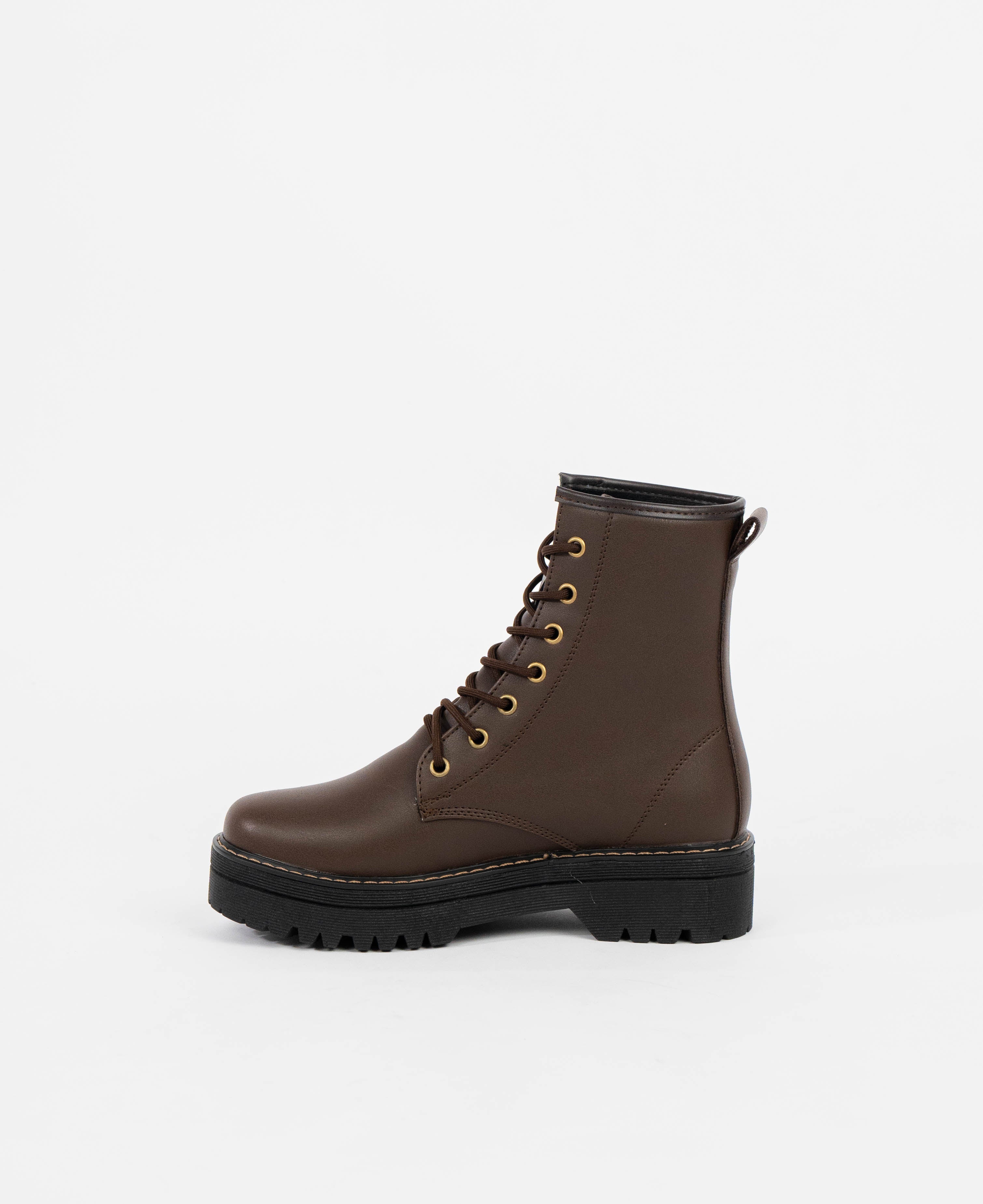 Combat Boots Marrón