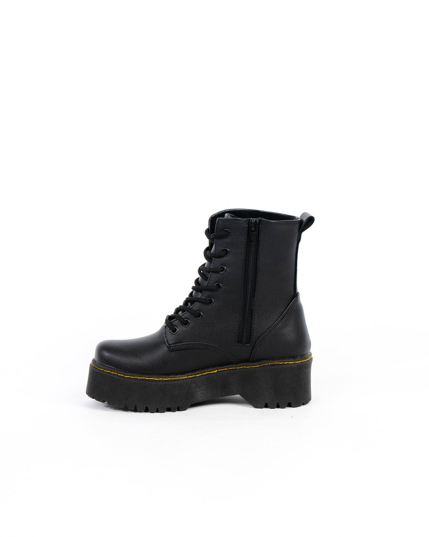 Jadon Boots Negro Hilo Amarillo