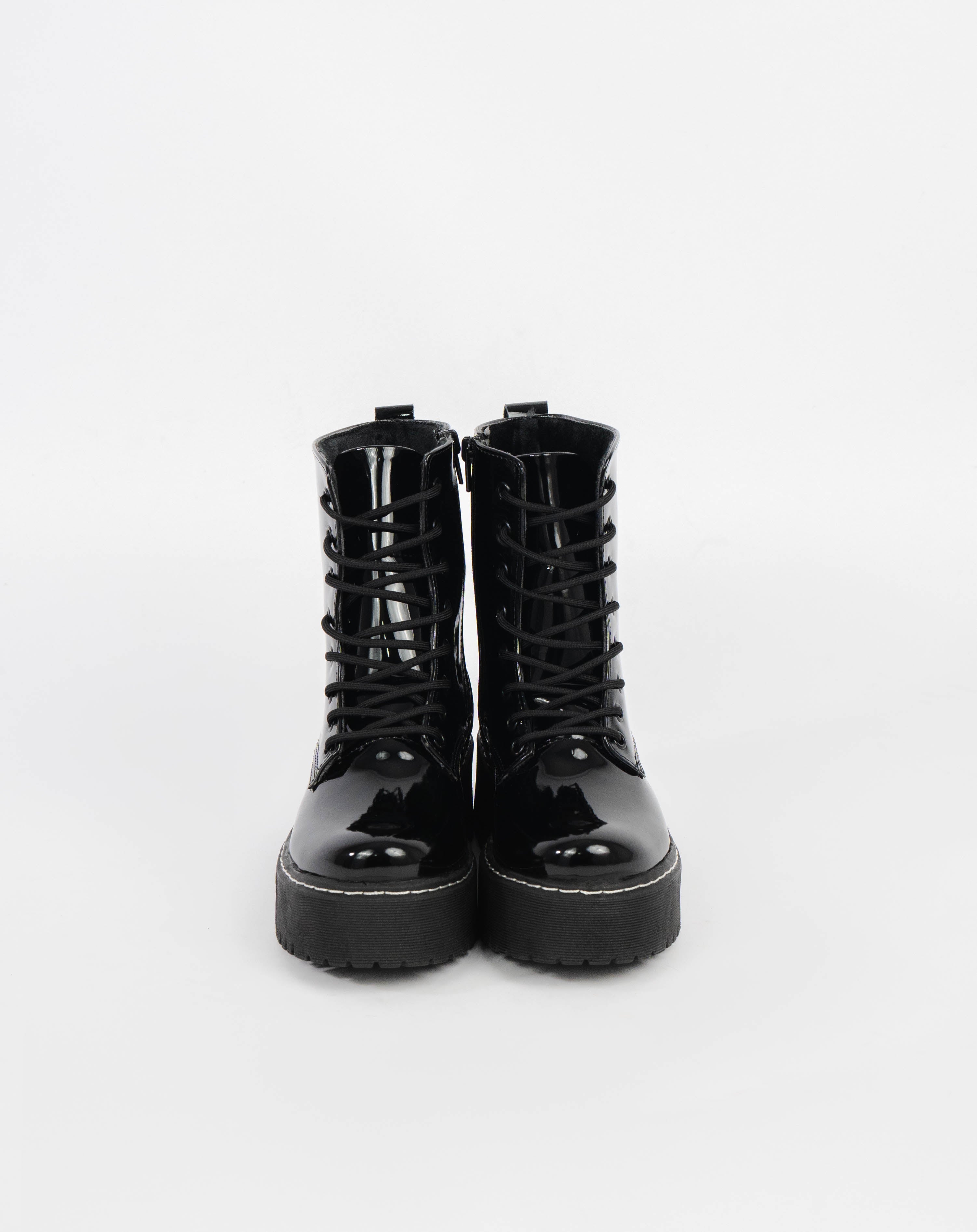 Jadon Boots Charol Negro