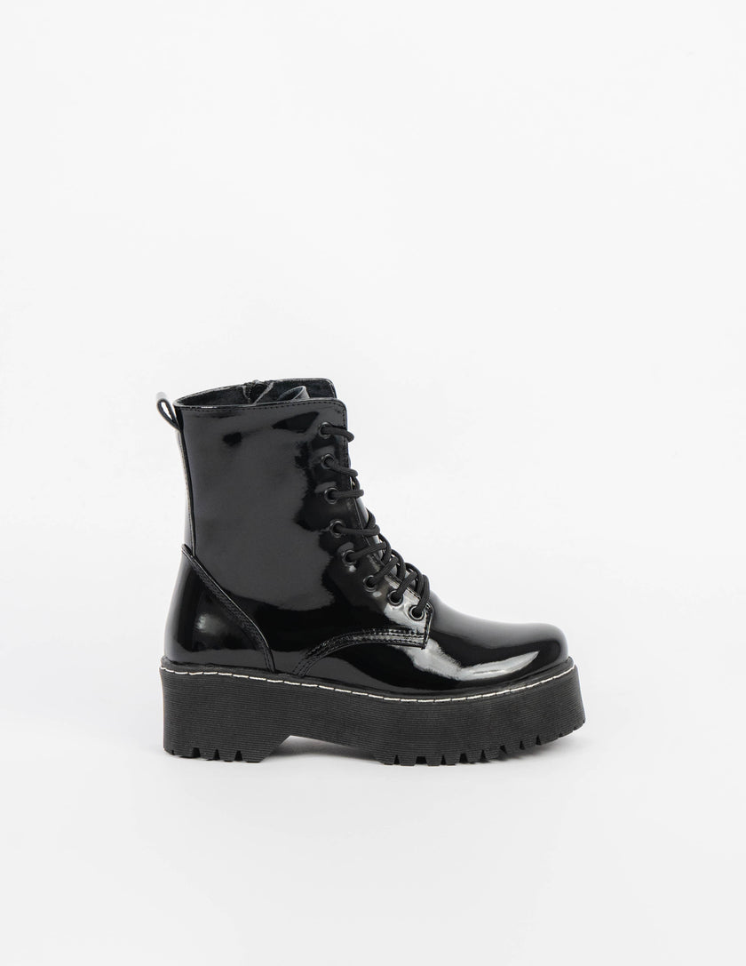 Jadon Boots Charol Negro