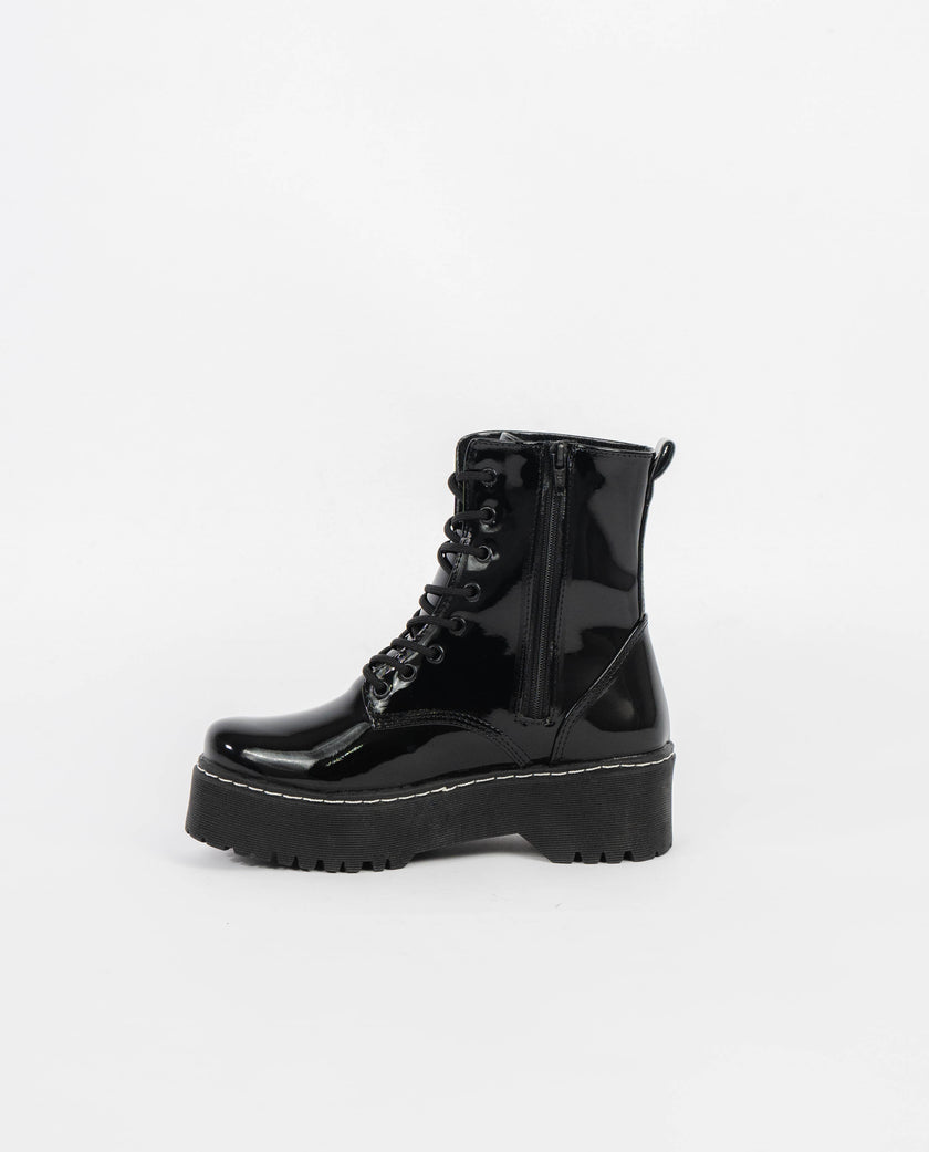 Jadon Boots Charol Negro