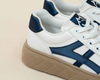Tenis White Blue