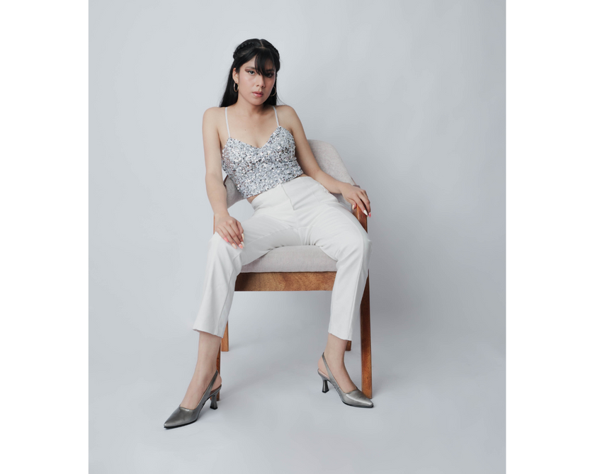 Stilettos Plata Quemada