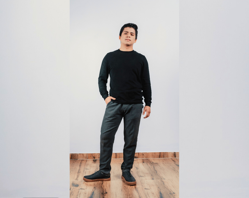 Silver Dark Puro Cuero para Hombre