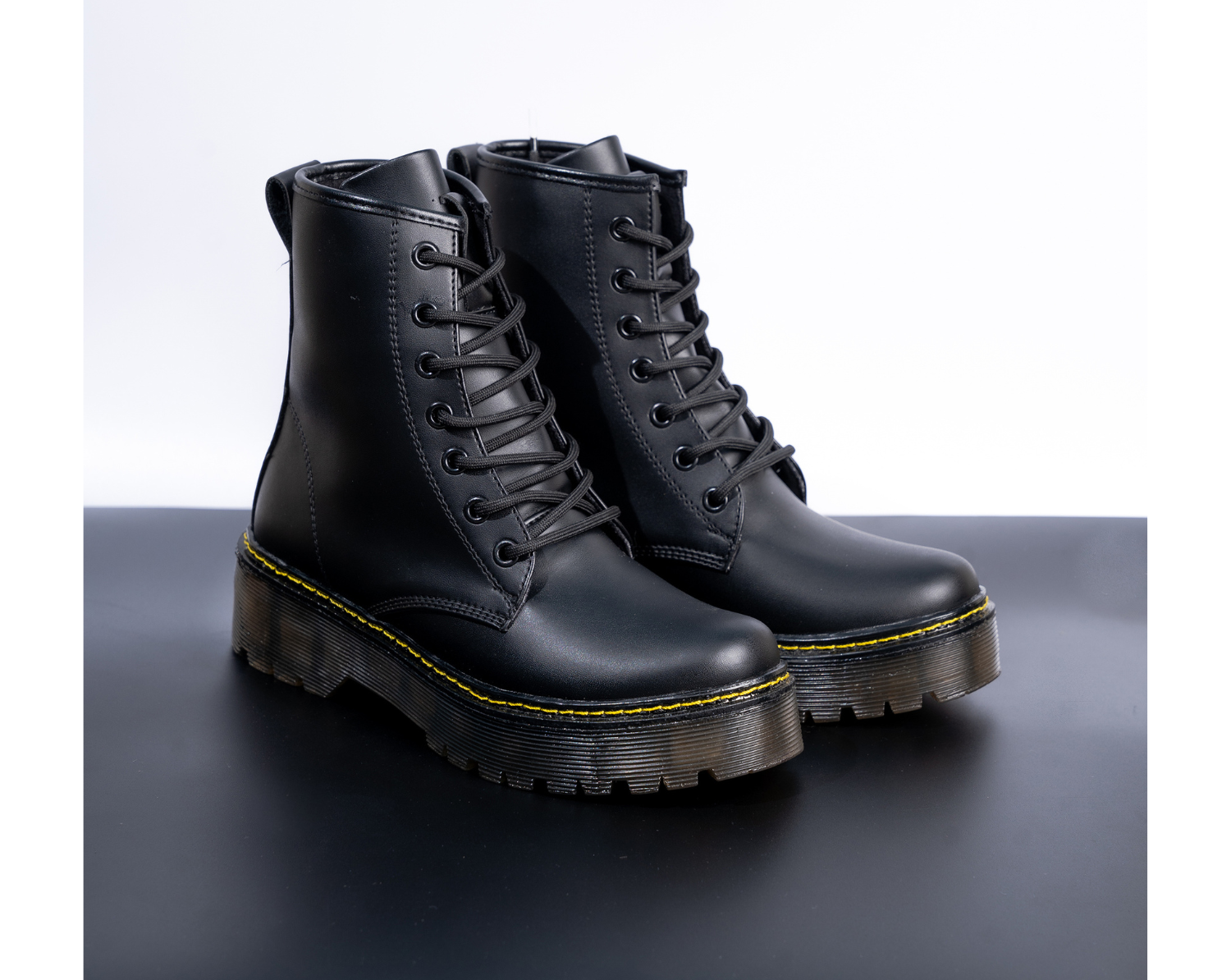 Combat Boots Sahara Negro