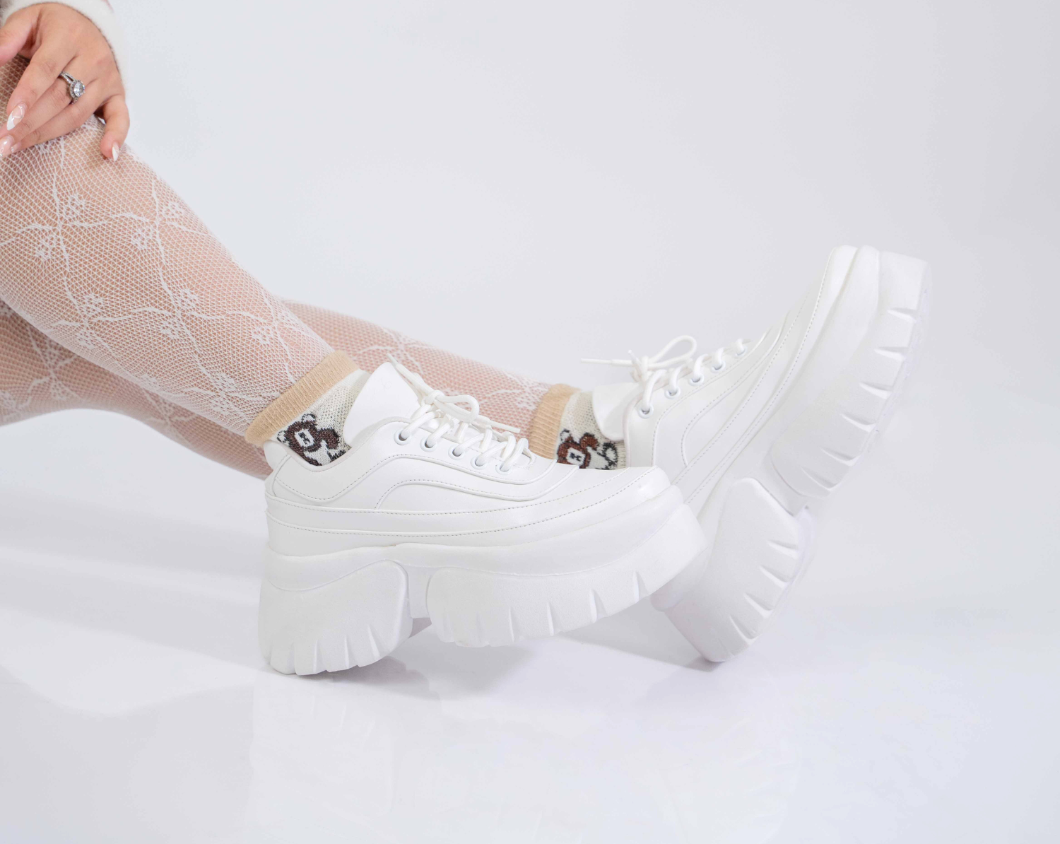 Chunky Boots Blanco