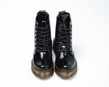 Combat Boots Sahara Charol Negro