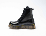 Combat Boots Sahara Charol Negro