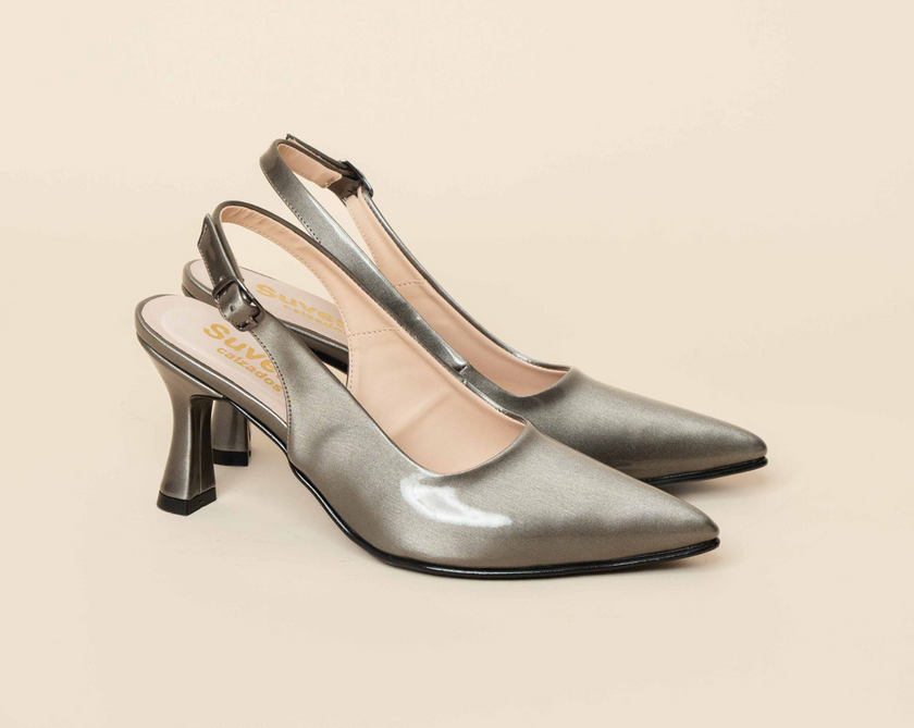 Stilettos Plata Quemada