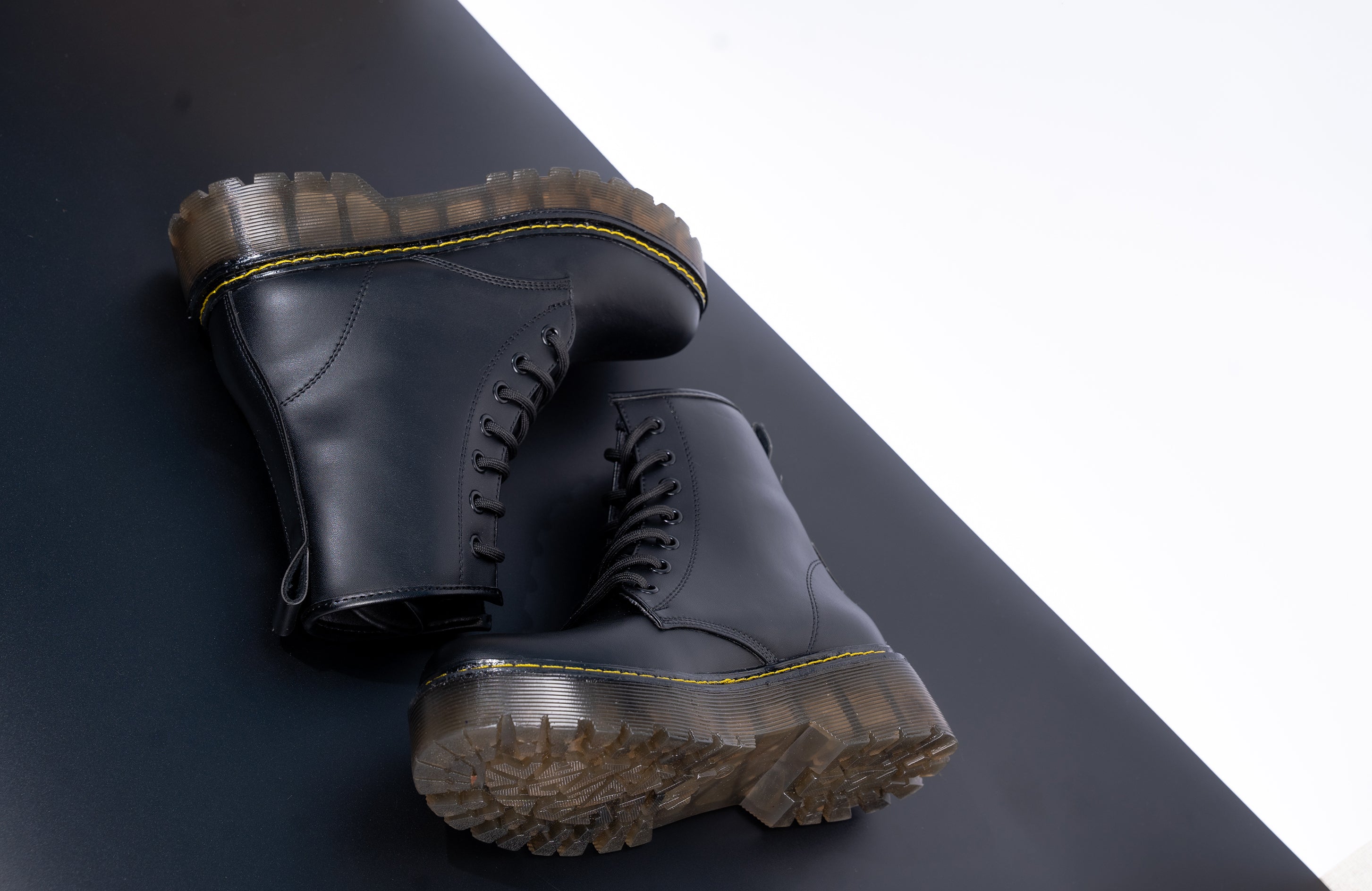 Combat Boots Sahara Negro
