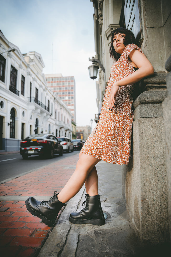Combat Boots Negro