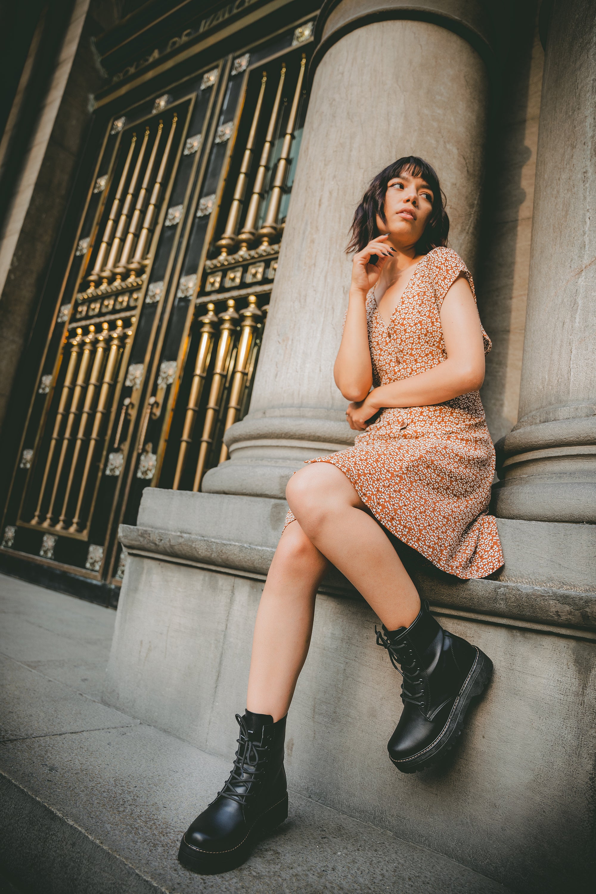 Combat Boots Negro
