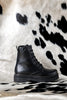Combat Boots Puro Cuero Negro
