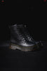 Combat Boots Puro Cuero Sahara Negro