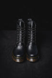 Combat Boots Puro Cuero Sahara Negro