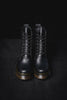 Combat Boots Puro Cuero Sahara Negro