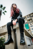 Combat Boots Sahara Negro