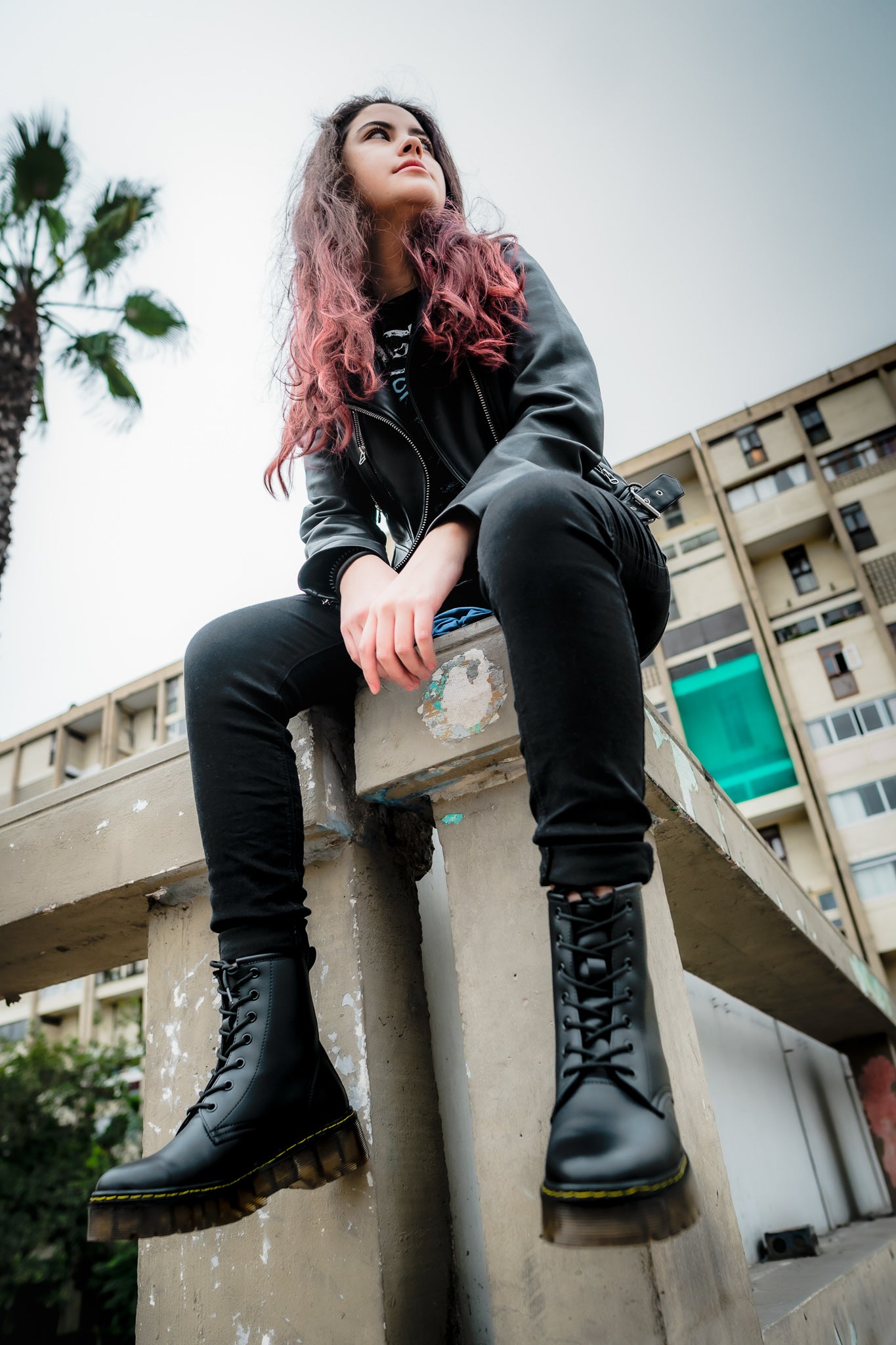 Combat Boots Sahara Negro