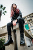 Combat Boots Sahara Negro